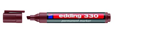 EDDING - MARCADOR PERMANENTE 330 BISELADO MARRON (Ref.33007)