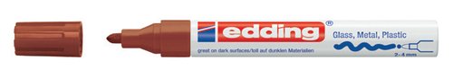 EDDING - MARCADOR T.OPACA PERM. 750 CONICO MARRON (Ref.750007)