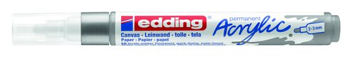 EDDING - ROTUL. 5100 ACRYLIC 2-3 mm PLATA (Ref.5100923)