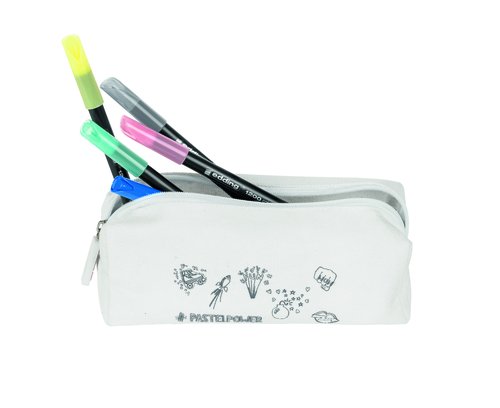 EDDING - ROTULADOR FIBRA 1200 ESTUCHE PORTATODO de 14 (12 + 2 pastel) (Ref.1200/14S BTS 12+2 Pa)