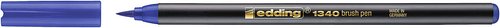 EDDING - ROTULADOR FIBRA 1340 BRUSHPEN AZUL (Ref.1340003)