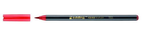 EDDING - ROTULADOR FIBRA 1340 BRUSHPEN ROJO (Ref.1340002)