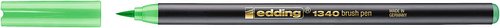EDDING - ROTULADOR FIBRA 1340 BRUSHPEN VERDE CLARO (Ref.1340011)