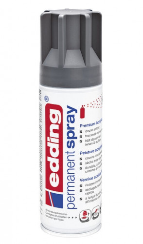 EDDING - SPRAY GRIS ANTRACITA MATE. (Ref.5200-926)