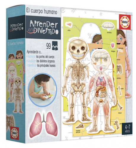EDUCA BORRÁS - JUEGO EL CUERPO HUMANO EDUCA BORRAS (Ref.18701)