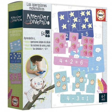 EDUCA BORRÁS - JUEGO OPERACIONES MATEMATICAS EDUCA BORRAS (Ref.18699)