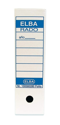 ELBA - ARCHIVO DEFINITIVO FOLIO LOMO 10 BLANCO -50U- (Ref.100580280)