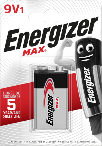 ENERGIZER - BLISTER 1 PILA MAX TIPO 6LR61/6LF22 (9V) (Ref.E301531800)