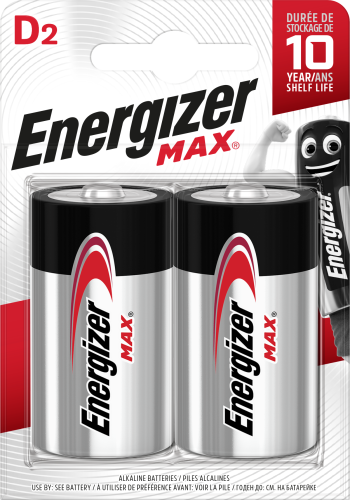 ENERGIZER - BLISTER 2 PILAS MAX TIPO LR20 (D) (Ref.E301533400)