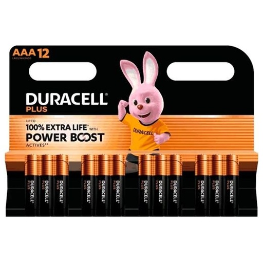 [DUR17691] ENERGIZER - BLISTER 12 PILAS 1.5V PLUS POWER BOOST LR03 - AAA (Ref.DUR17691)