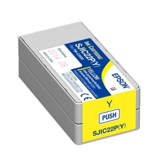 EPSON - CARTUCHO DE TINTA AMARILLO COLORWORKS C3500 SJIC22P(Y) (Ref.C33S020604)
