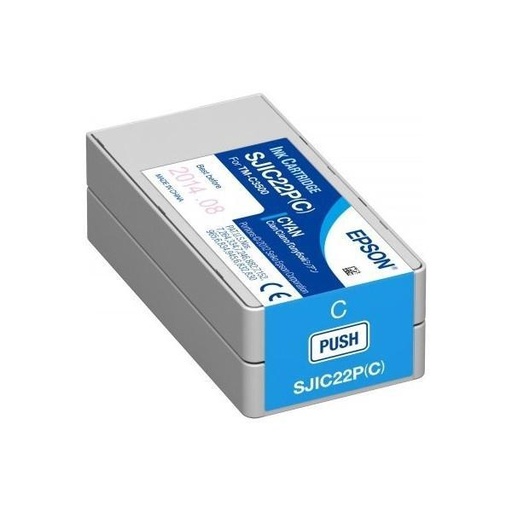 EPSON - CARTUCHO DE TINTA CIAN COLORWORKS C3500 SJIC22P(C) (Ref.C33S020602)