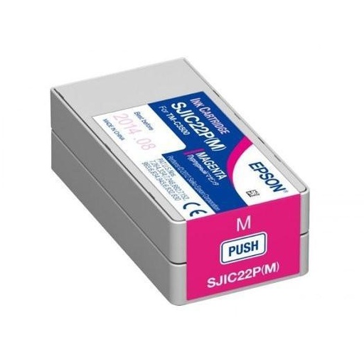 EPSON - CARTUCHO DE TINTA MAGENTA COLORWORKS C3500 SJIC22P(M) (Ref.C33S020603)