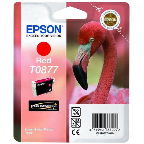 EPSON - CARTUCHO INKJET STYLUS PHOTO R1900 ROJO (Ref.T087740)