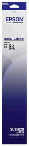 EPSON - CINTA MATRICIAL S015020 LX-1050/1170 FX-1000 NEGRA (Ref.S015642)