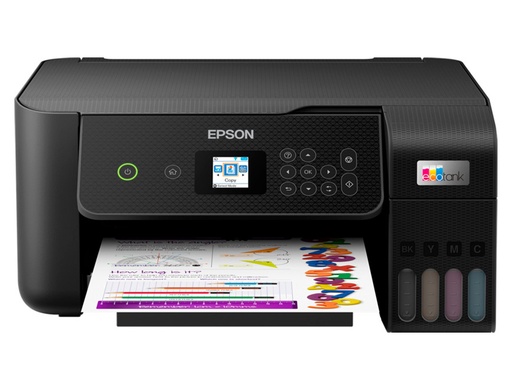EPSON - EQUIPO MULTIFUNCION ECOTANK ET-2820 TINTA 10 PPM LCD 3,7 CM ESCANER COPIADORA IMPRESORA (Canon L.P.I. 5,25€ Incluido) (Ref.C11CJ66404)