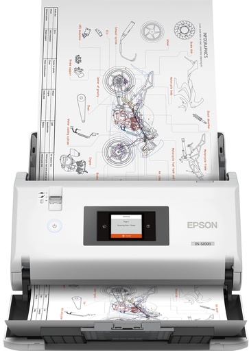EPSON - escáner documental WorkForce DS-32000 verticales A3 (Ref.B11B255401)