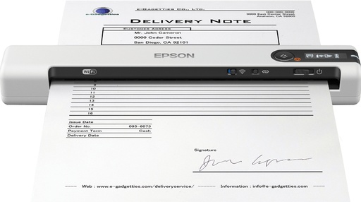 EPSON - escaner portatil WorkForce DS-80W (Canon L.P.I. 4,5€ Incluido) (Ref.B11B253402)