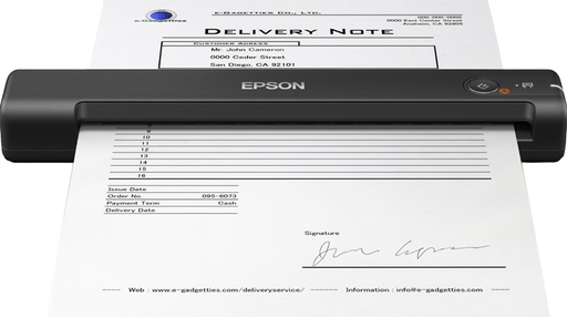 EPSON - ESCANER WORKFORCE ES-50 PORTATIL TAMAÑO MAXIMO 216X1800 MM 600 PPP USB 2.0 COLOR NEGRO 272X470X340 MM (Canon L.P.I. 4,5€ Incluido) (Ref.B11B252401)