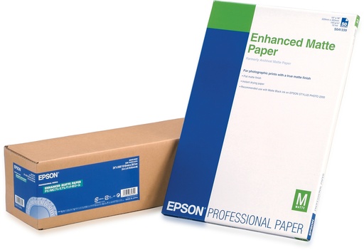 EPSON - GF Papel Enhanced Matte, 24 x 30,5m, 194g/m2 (Ref.C13S041595)