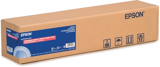EPSON - GF Papel Premium Glossy Photo, Rollo de 24 x 30,5m. - 250 g/m2 (Ref.C13S041638)