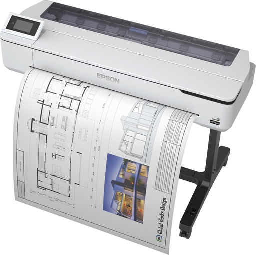 EPSON - Impresora GF SureColor SC-T5100 (incluye soporte) (Ref.C11CF12301A0)