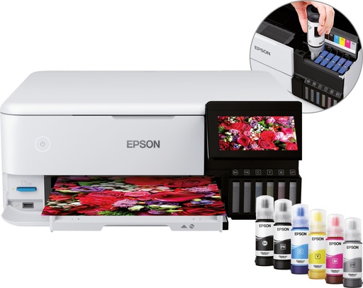 EPSON - Multifunción Inket Color Ecotank ET-8500 A4 (Canon L.P.I. 5,25€ Incluido) (Ref.C11CJ20401)