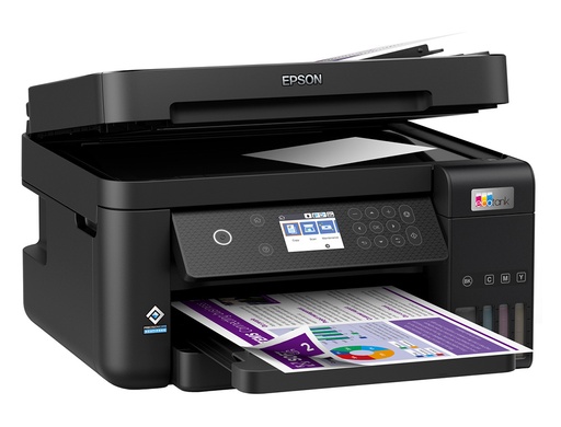 EPSON - Multifuncional inkjet A4 EcoTank ET-3850 (Canon L.P.I. 5,25€ Incluido) (Ref.C11CJ61402)