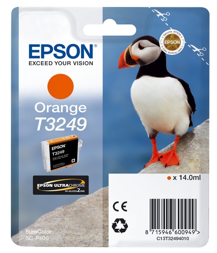 EPSON - SURECOLOR SC-P400 CARTUCHO NARANJA (Ref.C13T32494010)