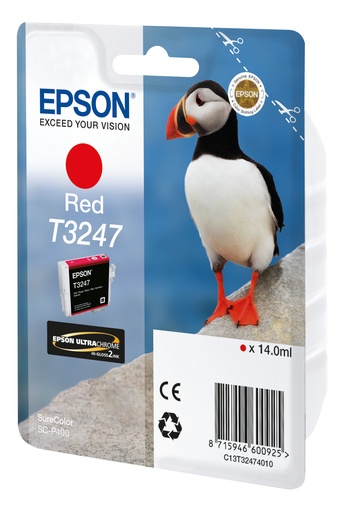 EPSON - SURECOLOR SC-P400 CARTUCHO ROJO (Ref.C13T32474010)