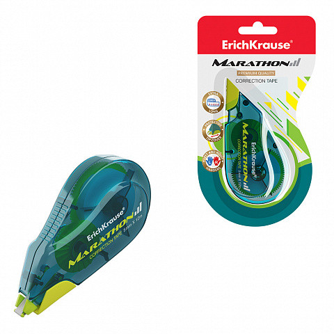 ERICH KRAUSE - BLISTER CINTA CORRECTORA MARATHON, 5MM X 12M (Ref.53200)