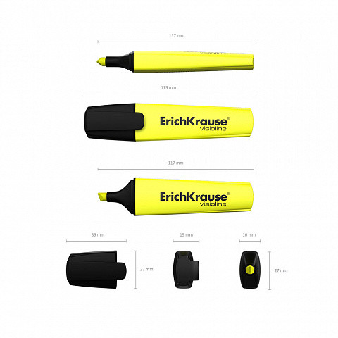 ERICH KRAUSE - FLUORESCENTE VISIOLINE V-12, COLOR: AMARILLO (Ref.32496)