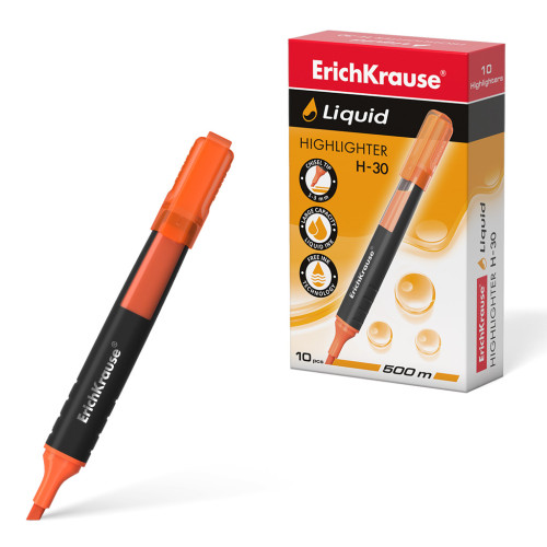 ERICH KRAUSE - MARCADOR FLUORESCENTE LIQUID H-30 NARANJA ERICHKRAUSE (Ref.47976)
