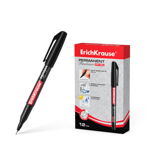 ERICH KRAUSE - MARCADOR PERMANENTE FP-50 NEGRO (Ref.37068)