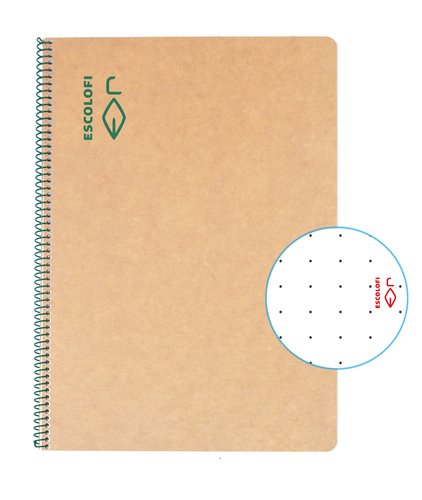 ESCOLOFI - BLOCK A4 100h DOTS 80g ECOLOGIC (Ref.130047000)