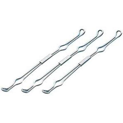 ESSELTE - COMPRESORES METÁLICOS PARA CARPETAS DE ANILLAS -BOLSA 10U- (Ref.1401)