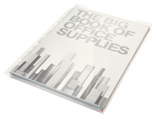 ESSELTE - FUNDA MULTITALADRO FUELLE 20mm PP 180µ LISO A4 11 TAL. BOLSA de 5 (Ref.47513003)