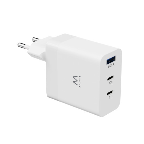 EWENT - Cargador carga rapido 65w usb-c y usb-a (Ref.EW1323)