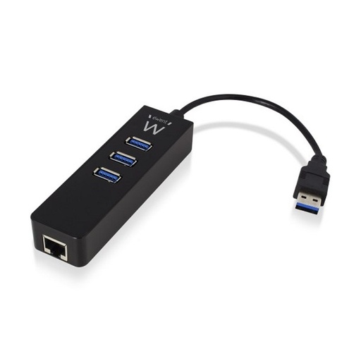 EWENT - Hub 3 puertos 3.1+ 1Gbps (Ref.EW1140)