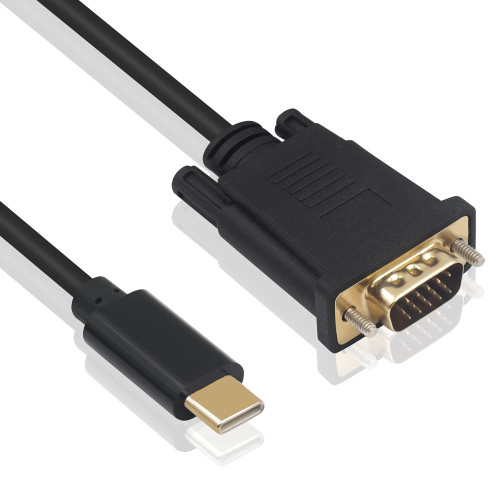 EWENT - adaptador de cable de vídeo 1,8 m USB Tipo C VGA (D-Sub) (Ref.EC1052)