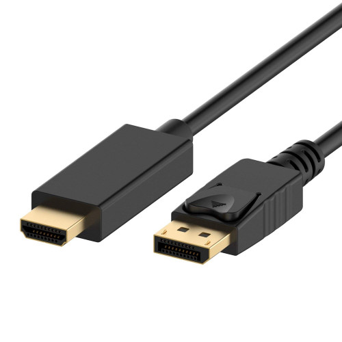 EWENT - adaptador de cable de vídeo 1,8 m DisplayPort HDMI tipo A (Estándar) Negro (Ref.EC1431)