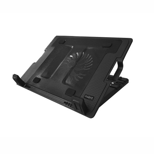 EWENT - almohadilla fría 43,2 cm (17") 1000 RPM Negro (Ref.EW1258)