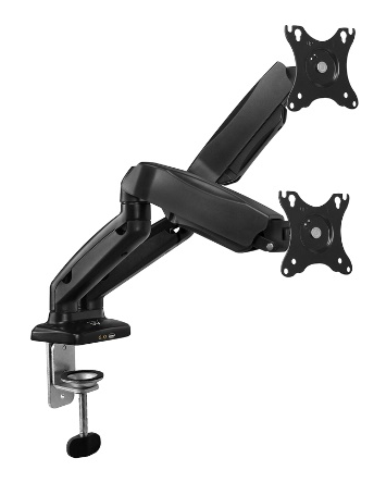 EWENT - soporte de mesa para pantalla plana 68,6 cm (27") Abrazadera/Atornillado Negro (Ref.EW1516)