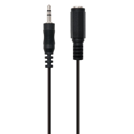EWENT - EW-220200-030-N-P cable de audio 3 m 3,5mm Negro (Ref.EC1651)