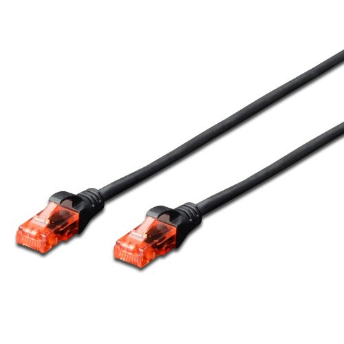 EWENT - EW-6U-010 cable de red Negro 1 m Cat6 U/UTP (UTP) (Ref.IM1008)