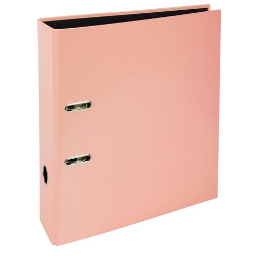 EXACOMPTA - ARCHIVADOR palanca AQUAREL CARTON FORRADO RADO A4 80mm CORAL (Ref.53567E)