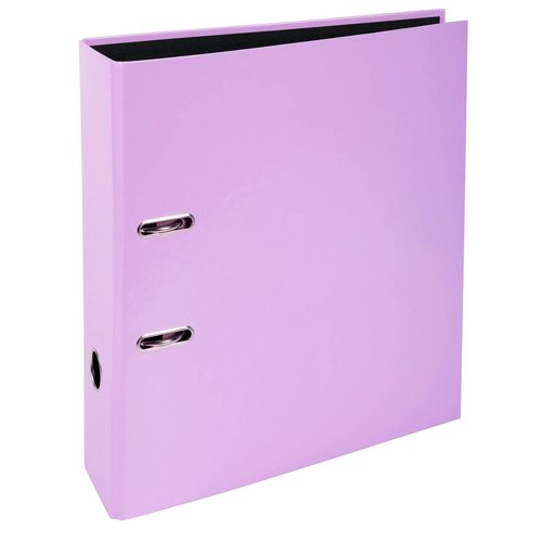 EXACOMPTA - ARCHIVADOR palanca AQUAREL CARTON FORRADO RADO A4 80mm MALVA (Ref.53565E)