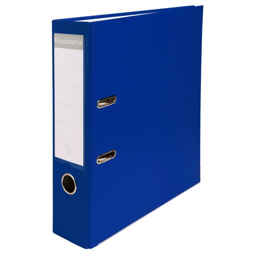 EXACOMPTA - ARCHIVADOR palanca FORRADO PP RADO A4 80mm AZUL (Ref.918407B)