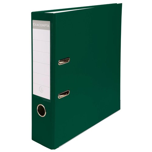 EXACOMPTA - ARCHIVADOR palanca FORRADO PP RADO A4 80mm VERDE (Ref.918405B)