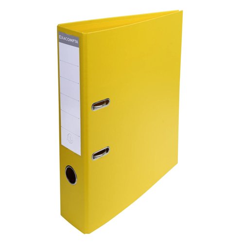 EXACOMPTA - ARCHIVADOR palanca FORRADO PVC RADO A4 70mm AMARILLO (Ref.53749E)